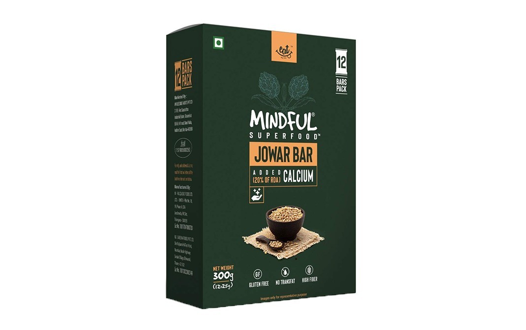 Any time Mindful Superfood Jowar Bar    Box  300 grams